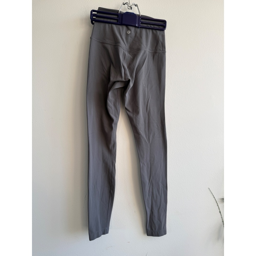 Lululemon Align High-Rise Pant 25 Charcoal Grey Nulu Yoga Leggings Size 4 W5BEAS
